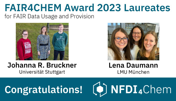 FAIR4CHEM Award 2023 Laureates 