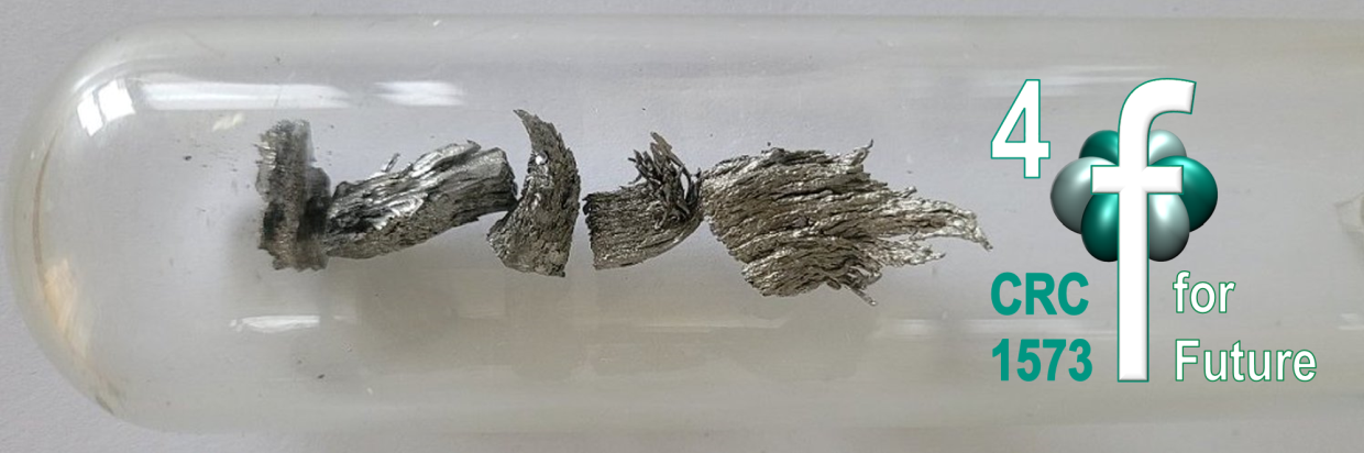 Thulium samples and CRC logo